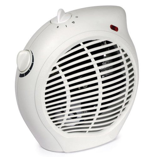 Royal 1500 Watt Whisper Quiet Fan Space Heater Compact with Smart Adjustable Thermostat