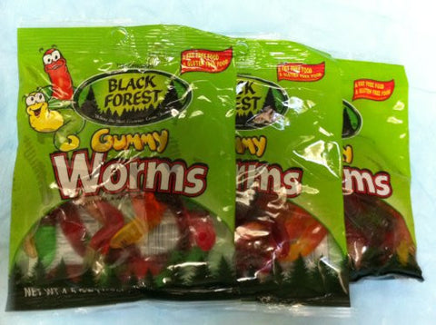 Black Forest Gummy Worms 4.5 OZ