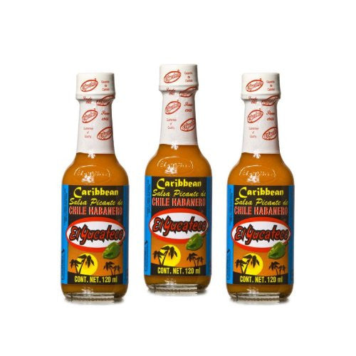 El Yucateco Caribbean Habanero Hot Sauce 4.0 OZ