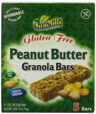 Gluten Free Peanut Butter Granola Bars 5.0 OZ (Pack of 3)