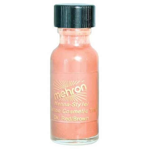 Henna Tattoo Cosmetic Ink - Dark Red/Brown
