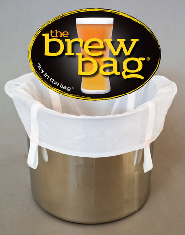 The Brew Bag® for Kettles - 20-24 Quart (Outer Diameter 11" - 13.5" & Height up to 15")