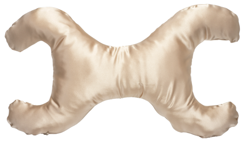 "Save My Face!"® La Petite Pillow in Satin Champagne