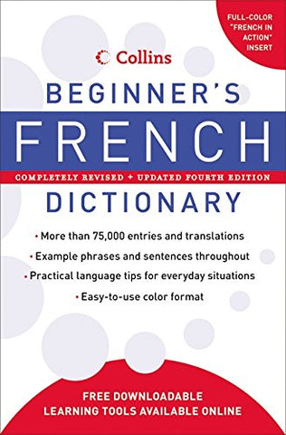 Collins Beginner's French Dictionary, 4th Edition (Paperback)