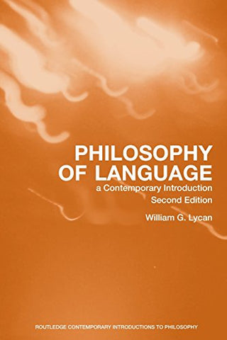 PHILOSOPHY OF LANGUAGE (Paperback)