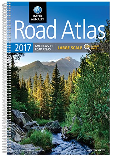 Randy McNally - Rand McNally's 2017 Road Atlas, Large Scale, Spiral-Bound