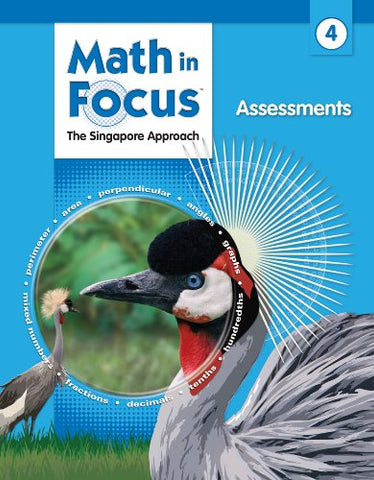 Houghton Mifflin Harcourt Math in Focus Assessments Grade 4 2009 - Paperback