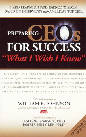 Preparing CEOs for Success (Paperback)