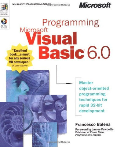 Programming Microsoft Visual Basic 6.0 [With CDROM] ( Programming ) (1ST ed.)