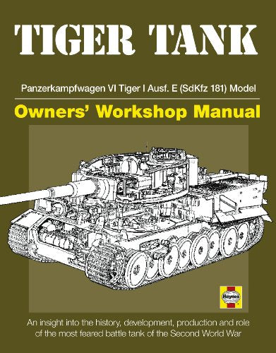 Tiger Tank Manual: Panzerkampf wagen VI Tiger 1 Ausf.E (SdKfz 181) Model  (not in pricelist)