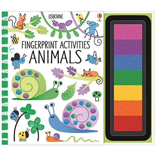 Fingerprint Activities Animals (Spiral Bound)