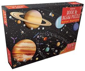 Solar System - Book & 3 Jigsaw Puzzles - 200 Pieces (Box)