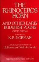 The Rhinoceros Horn and Other Early Buddhist Poems: The Group of Discourses (Sutta-Nipata, Vol 1)