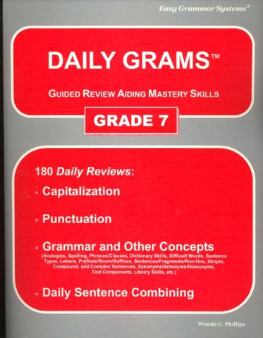 Daily Grams: Guided Review Aiding Mastery Skills : Grade 7