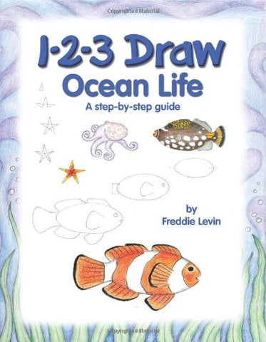 1-2-3 Draw Ocean Life (Paperback)