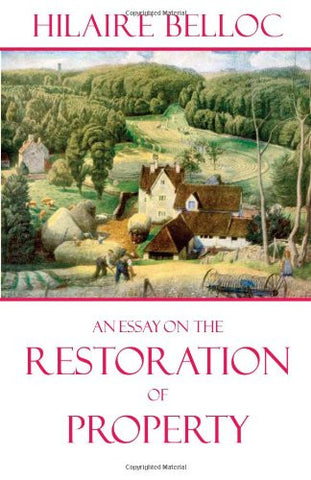 Essay on the Restoration of Property [paperback]