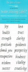 Water Blessing Labels: Personal Growth