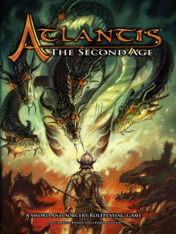 Atlantis: The Second Age (Sci-Fi/Fantasy RPG, Hardback, Full Color) (21014, Hardcover)