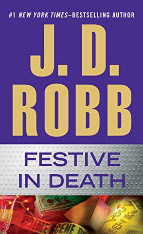 Festive in Death, J. D. Robb  - (Hardcover) Large Print