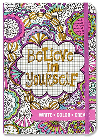 Believe In Yourself Coloring Journal (Hardcover)
