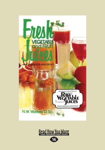 Fresh Vegetable And Fruit Juices Book - Paperback