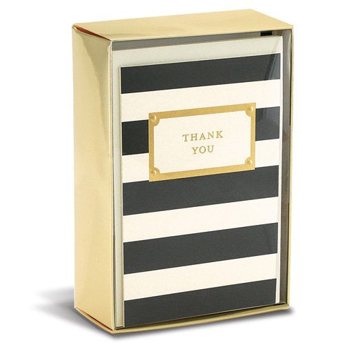 ELEGANT THANK YOU 3" X 4" FOLDED NOTES
