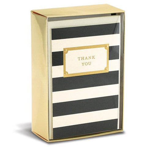 ELEGANT THANK YOU 3" X 4" FOLDED NOTES