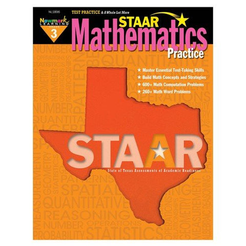 STAAR Mathematics Practice Grade 3 (Paperback)