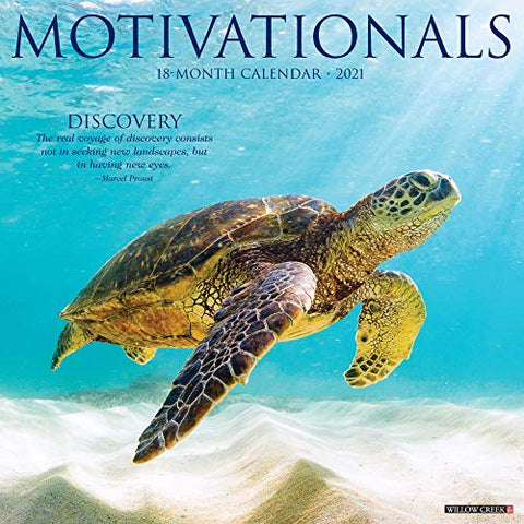 Motivationals 2021 Wall Calendar, 12" x 12"