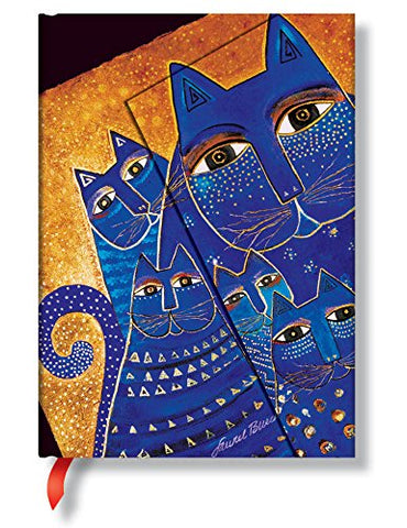 Laurel Burch Fantastic Felines Mediterranean Cats Midi Lined