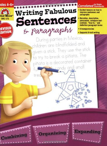 Writing Fabulous Sentences & Paragraphs, Grades 4-6 - Teacher Resource Book