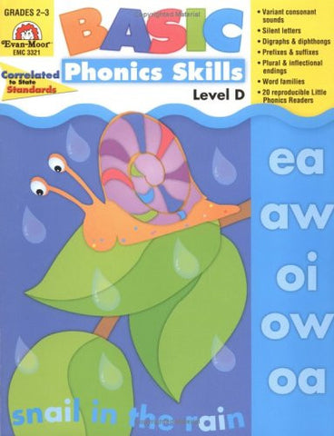 Basic Phonics Skills, Level D
