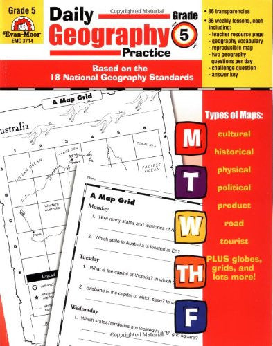 Daily Geography Practice, Grade 5