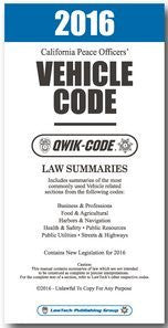 Vehicle Code QWIK-CODE, (Paperback)