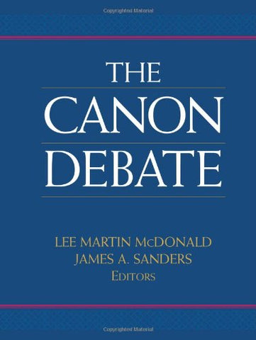 The Canon Debate (Hardcover)