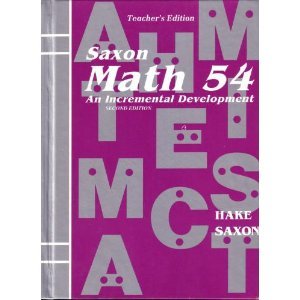 Saxon Math 5/4 Special Populations  Teacher Edition  2001 - Hardcover