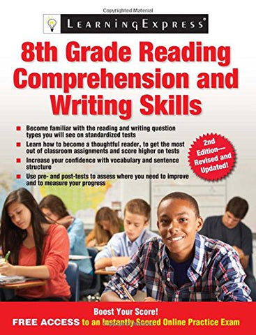 8th Grade Reading Comprehension and Writing Skills (Paperback)
