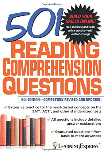 501 Reading Comprehension Questions (Paperback)