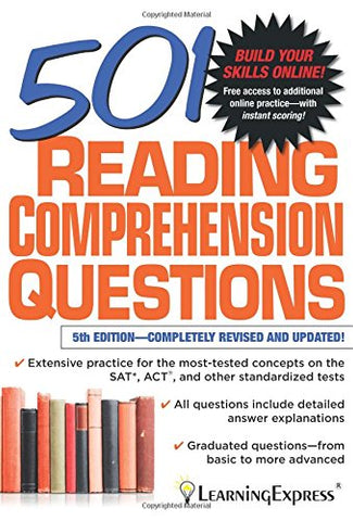 501 Reading Comprehension Questions (Paperback)