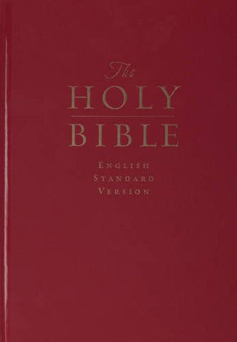 ESV Pew and Worship Bible, Large Print (Hardcover, Dark Red)