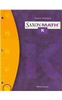 Saxon Math K: Workbook and Materials(not in price list)