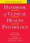 Handbook of Clinical Health Psychology, Volume 2: Disorders of Behavior and Health