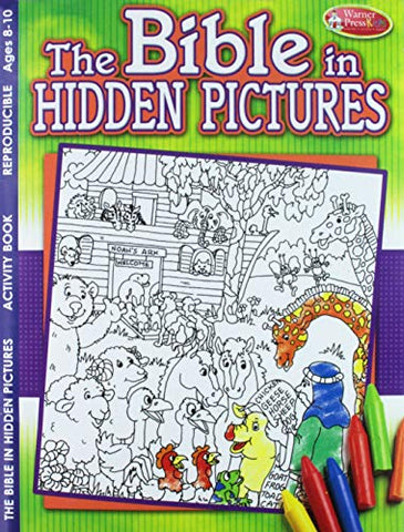 Warner Christian Resources - Coloring Book - Bible Hidden Pictures, 48 Page - Paperback