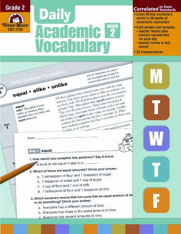 Daily Academic Vocabulary, Grade 2 - Teacher's Edition
