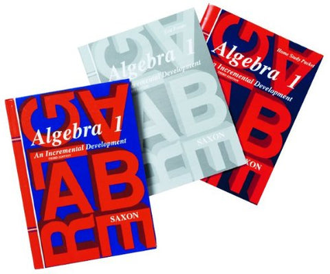 Saxon Algebra 1 Homeschool Kit w/Solutions Manual Third Edition 2007 - Hardcover