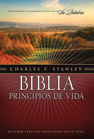 Biblia Principios De Vida Del Dr. Charles F. Stanley, Hardcover