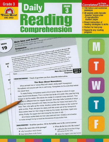 Daily Reading Comprehension, Grade 3 TE (Paperback)