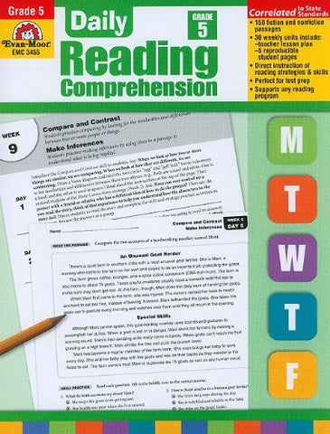Daily Reading Comprehension, Grade 5 TE (Paperback)