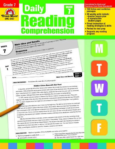 Daily Reading Comprehension, Grade 7