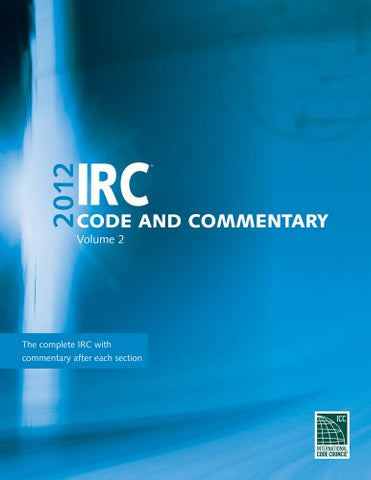 2012 IRC Code and Commentary, Vol. 2 (paperback)